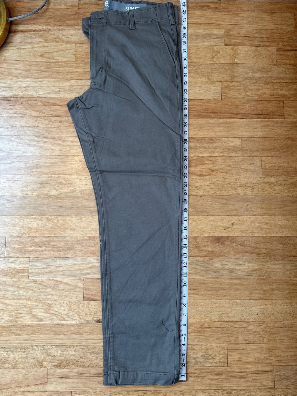 Lee Slim Straight Chinos in Olive Green